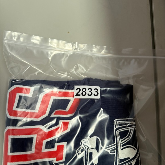 VTG Chicago Bears Champion Logo Helmet Shirt Sz Lg USA Made Single Stitch - Picture 9 of 9